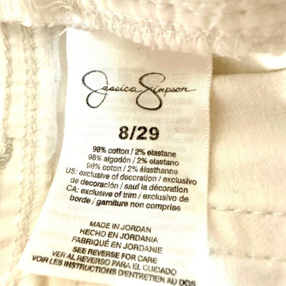 Jessica Simpson Jeans Size 8 Inseam 27 inches Rolled Crop Straight - Picture 11 of 11